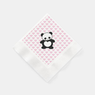Kawaii Panda Serviette