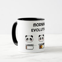 Kawaii-Panda-Stimmungslevel-Fortschritt-Cartoon-Ku