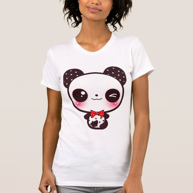 Kawaii Panda T-Shirt (Vorderseite)