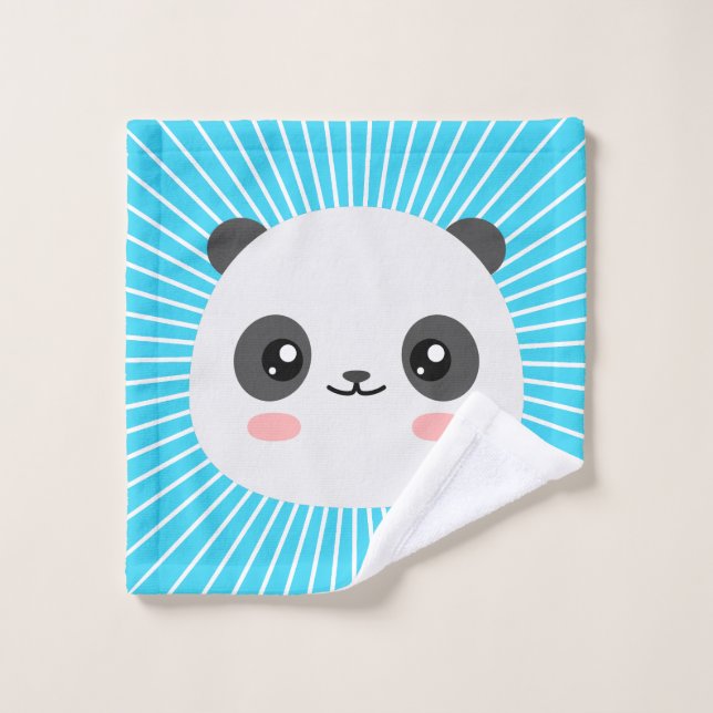 Kawaii Panda Waschlappen (Waschlappen)