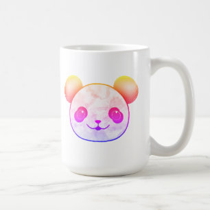 Kawaii Panda Zeichne farbenfroh Kaffeetasse