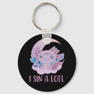 Kawaii Pastel Colors Gothic Niedlich Goth Axolotl  Schlüsselanhänger
