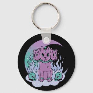Kawaii Pastel Colors Gothic Niedlich Goth Dogs Key Schlüsselanhänger