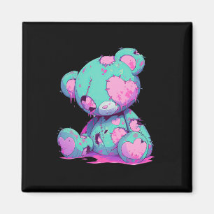 Kawaii Pastel Goth Creepy Niedlich Witchy Zombie B Magnet