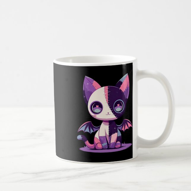 Kawaii Pastel Goth Creepy Niedlich Witchy Zombie P Kaffeetasse (Rechts)