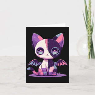 Kawaii Pastel Goth Creepy Niedlich Witchy Zombie P Karte
