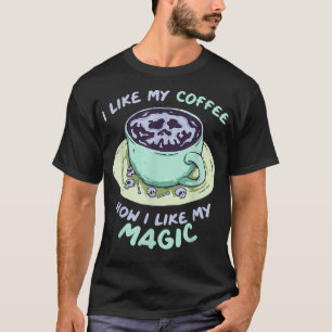 Kawaii Pastel Goth I Like My Coffee How I Like My  T-Shirt