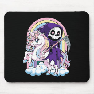 Kawaii Pastel Goth Niedlich Halloween Grim Sensenm Mousepad