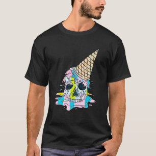 Kawaii Pastel Goth Niedliche Creepy Ice T-Shirt