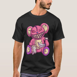 Kawaii Pastel Goth Teddy Bear Gothic Occult Voodoo T-Shirt