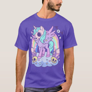 Kawaii Pastel Goth Unicorn Pony - Ästhetische Goti T-Shirt