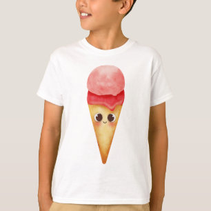 Kawaii Pastel Ice Cream Cone - Niedliches Dessert T-Shirt