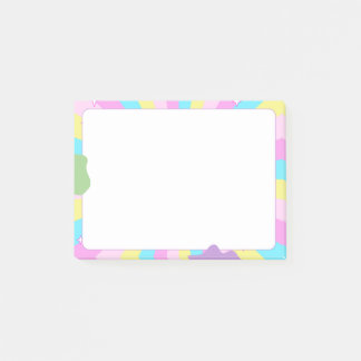 Kawaii Pastel Retro Sunburst Aesthetic Post-it Klebezettel