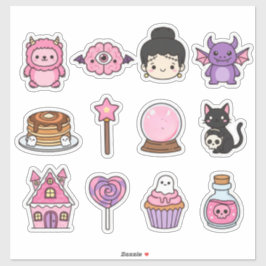 Kawaii Pastel Spuk Leckereien Sticker Pack