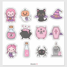 Kawaii Pastel Vampire & Friends Sticker Pack