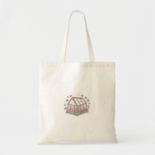 Kawaii Pastell-Gewächshaus-Leinwand-Tasche Tragetasche