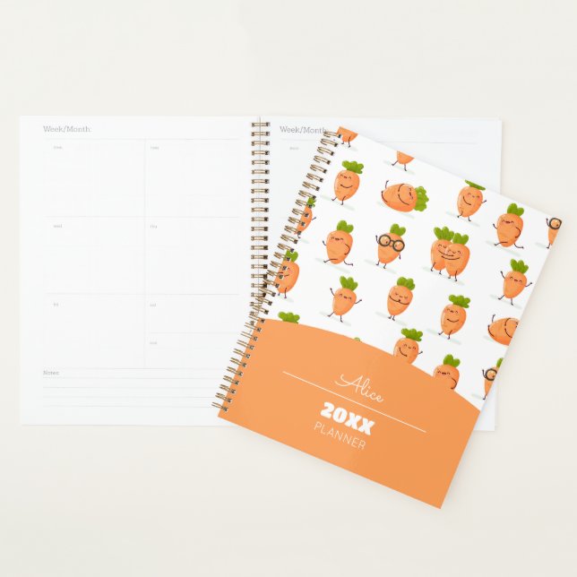 Kawaii pattern of fun carrots planer (Anzeige)