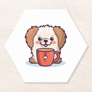 Kawaii Paws Café Untersetzer