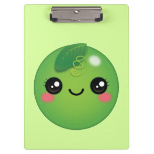 Kawaii Pea Clipboard Klemmbrett