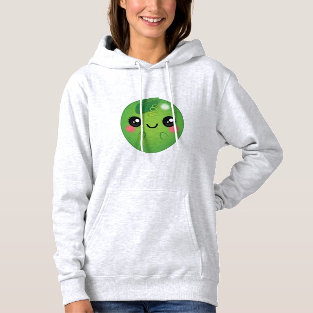 Kawaii Pea Hoodie (Vorderseite)