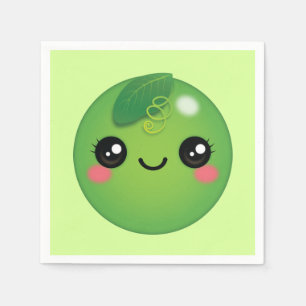 Kawaii Pea Napkins Serviette