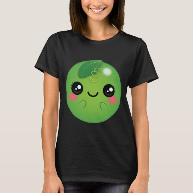 Kawaii Pea T-Shirt (Vorderseite)