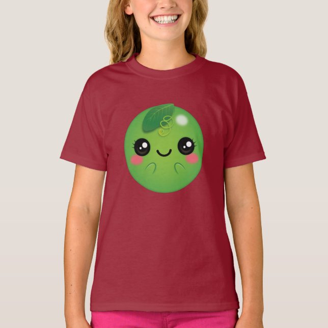 Kawaii Pea T-Shirt (Vorderseite)