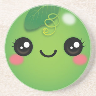 Kawaii Pea Untersetzer