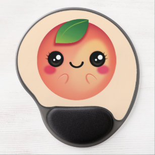 Kawaii Peach Gel Mousepad