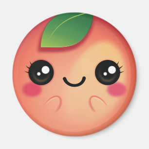 Kawaii Peach Magnet