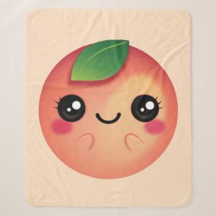 Kawaii Peach Sherpadecke