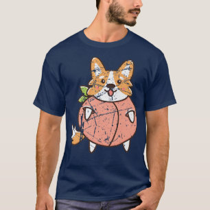Kawaii Peachy Corgi Dog Cool Welppy Welsh Corgis L T-Shirt