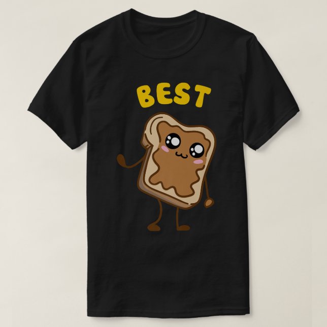 Kawaii Peanut Butter Jelly 12 BESTE FREUNDIN Beste T-Shirt (Design vorne)