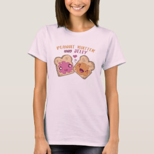 Kawaii Peanut Butter und Jelly T - Shirt