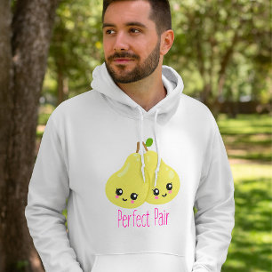 Kawaii Pear Couple Perfect Pair Funny Pub Hoodie
