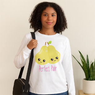 Kawaii Pear Couple Perfect Pair Funny Pub T-Shirt