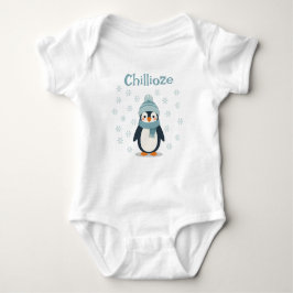 Kawaii Penguin Baby Bodysuit - Niedliches WinterOu Strampler