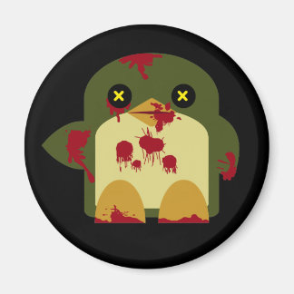 Kawaii Penguin Zombie Gruesome Horror Magnet