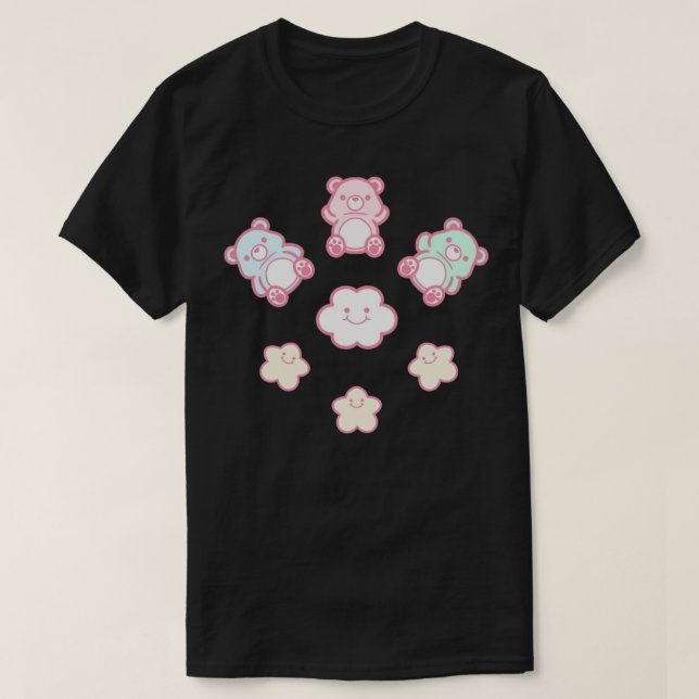 Kawaii-Pflegegeburtmuster T-Shirt (Design vorne)