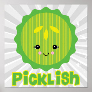 Kawaii-Picklish Poster