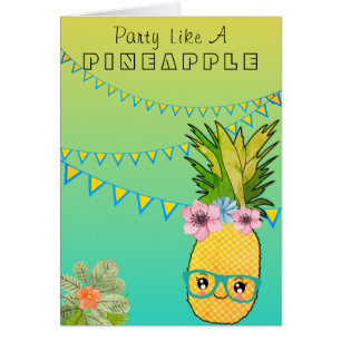 Kawaii Pineaple Tropical Beach Party Food Themed