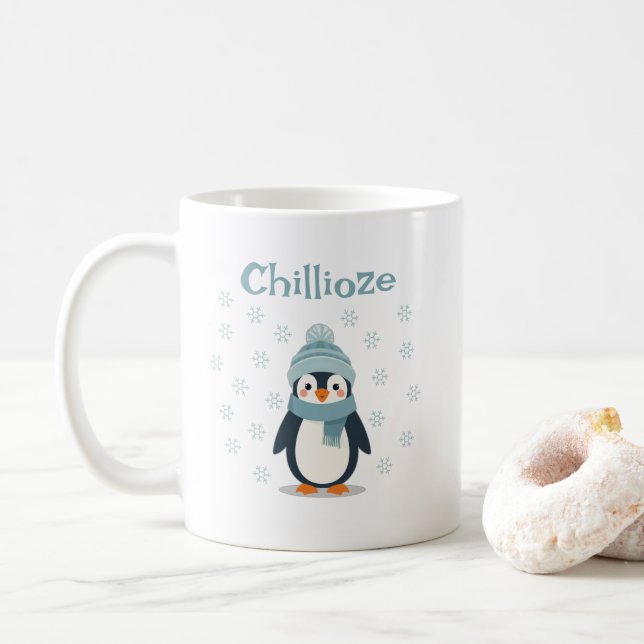 Kawaii Pinguin Tasse - Chillioze Cup (Mit Donut)