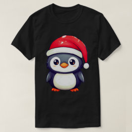 Kawaii Pinguin Tragen eine gemütliche Weihnachtsma T-Shirt
