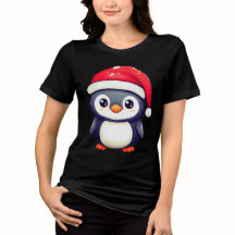 Kawaii Pinguin Tragen eine gemütliche Weihnachtsma