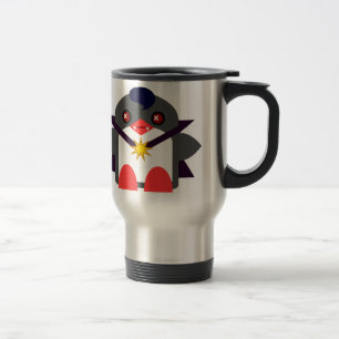 Kawaii Pinguin Vampir Reisebecher