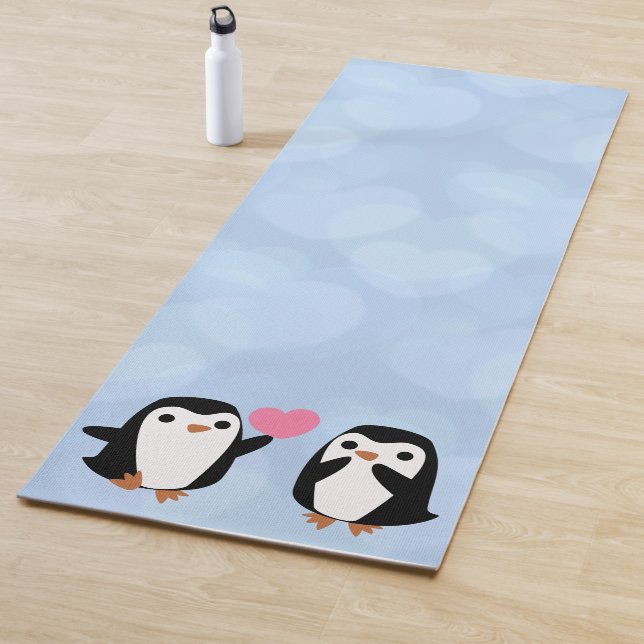 Kawaii Pinguine in Liebe Yoga Mat Yogamatte (Beispiel)