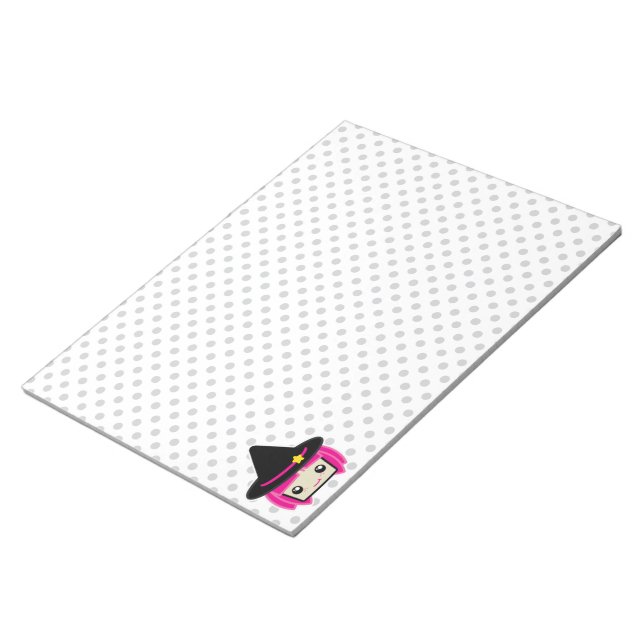 Kawaii Pink Haahaar Witz Notepad Notizblock (angewinkelt)