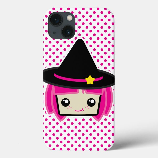 Kawaii Pink Haired Hexe iPad Air Hüllen (Rückseite)