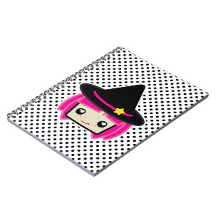 Kawaii Pink Haired-Witz-Notebook Notizblock