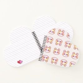 Kawaii Pink Kitty Daily Planner - Cute Coquette Notizbuch